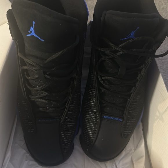 Worn once excellent condition size 10 black an blue 13s retro - Picture 2 of 6